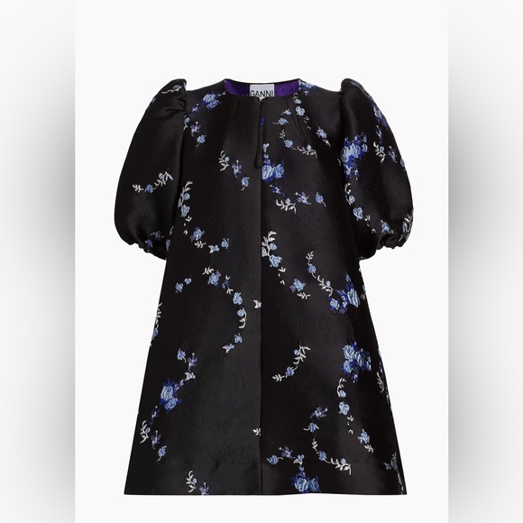 Ganni
Puff-Sleeve Floral Jacquard Minidress - Picture 5 of 8